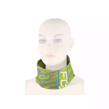 FORCE Multifunctional scarf UNI gray-fluo 903155