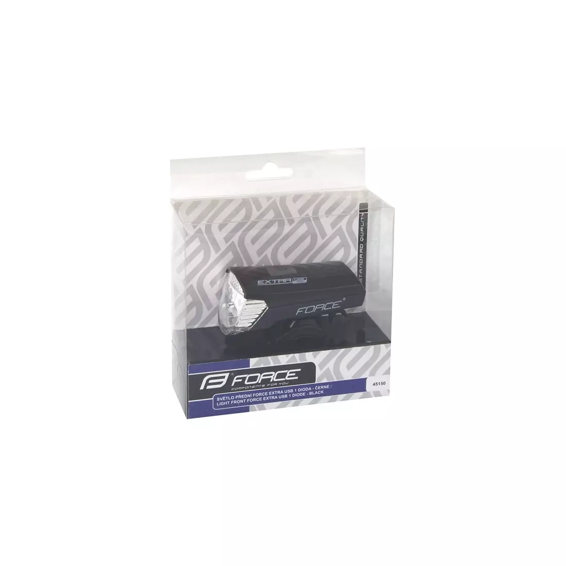 FORCE EXTRA - 45150 - USB front light, LED, 70 lumens