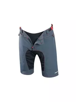 FORCE MTB-11 bicycle shorts, gray