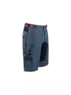 FORCE MTB-11 bicycle shorts, gray