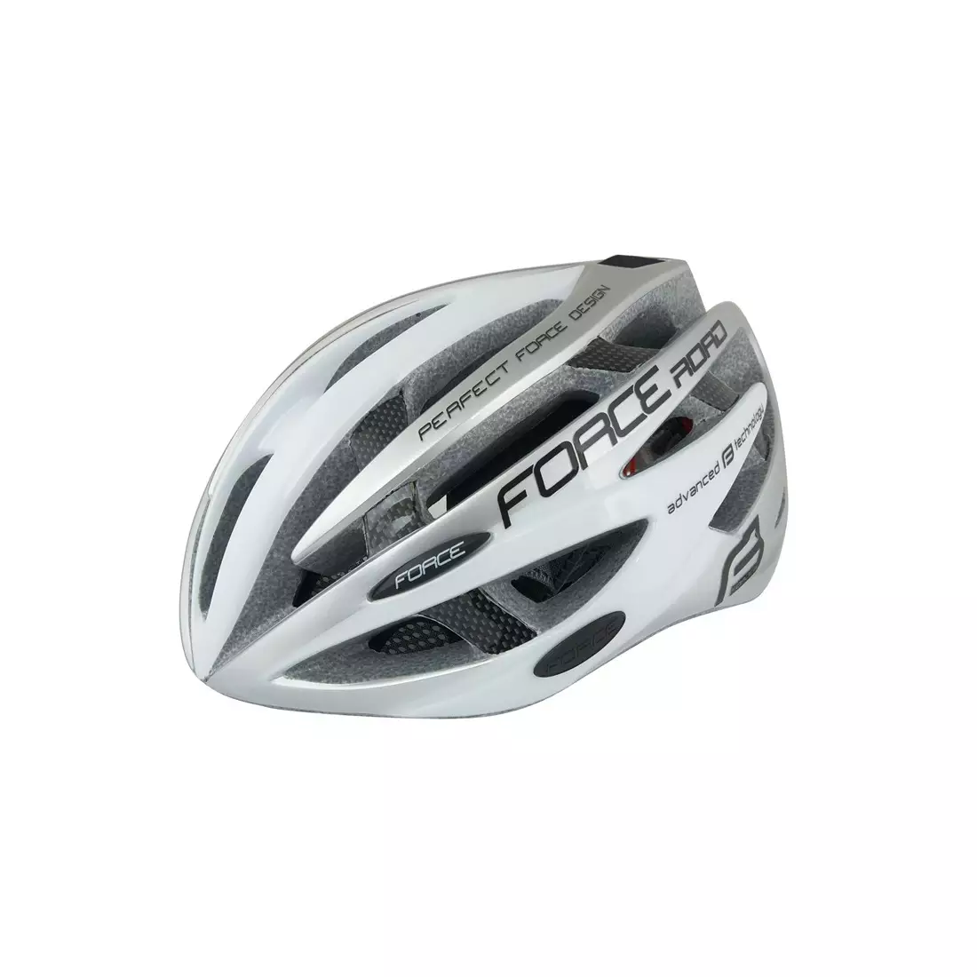 FORCE ROAD Bicycle Helmet 902619 White-Grey
