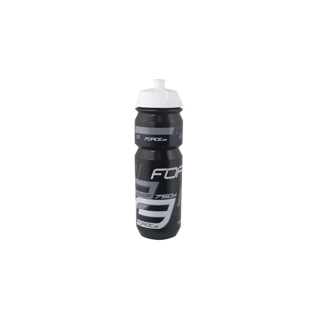 FORCE SAVIOR Water bottle 0,75L black and white 25220