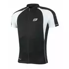FORCE T10 cycling jersey black and white 900100