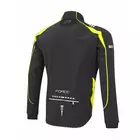 FORCE X72 men's softshell bike jacket black-fluor 89994