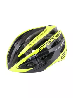 FORCE bicycle helmet, black-fluorine 902604(5)