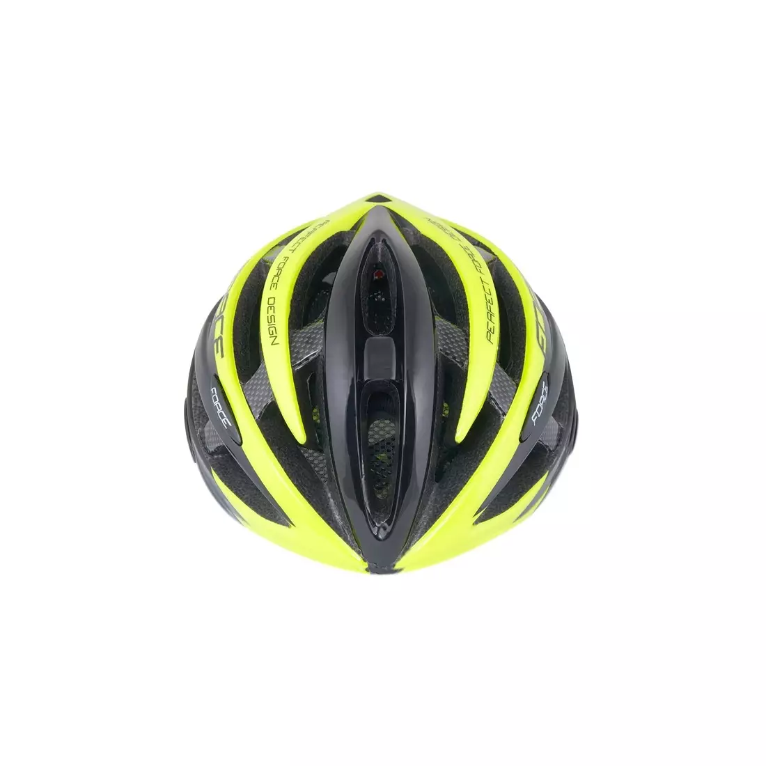 FORCE bicycle helmet, black-fluorine 902604(5)
