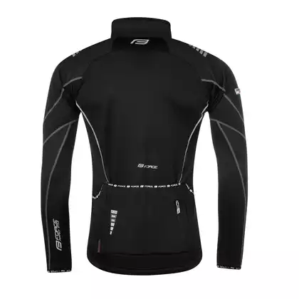 FORCE lightweight cycling jacket made of X70 membrane, black 89990