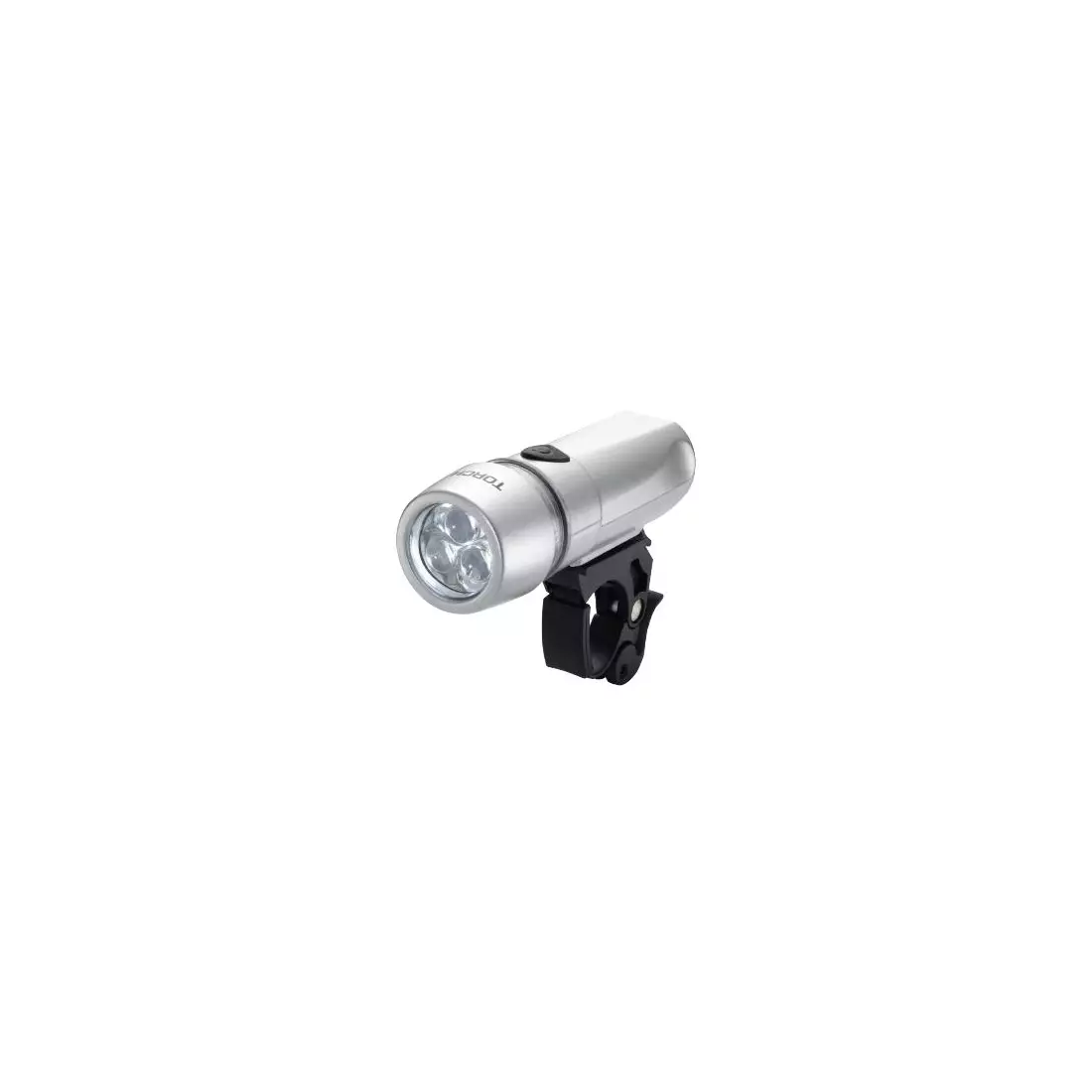 Front bicycle lamp TORCH HIGH BEAMER WHITE 3X silver TOR-54001