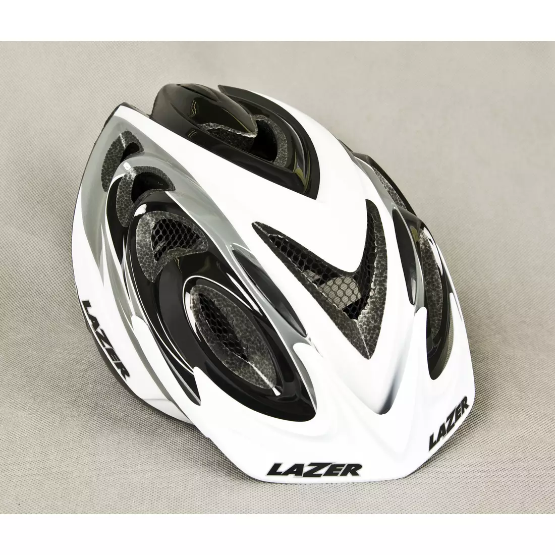 LAZER - 2X3M MTB bicycle helmet, color: gray white black