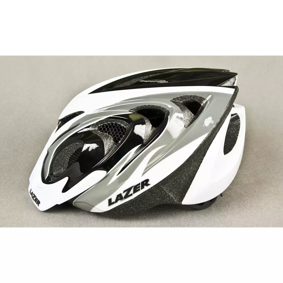 LAZER - 2X3M MTB bicycle helmet, color: gray white black