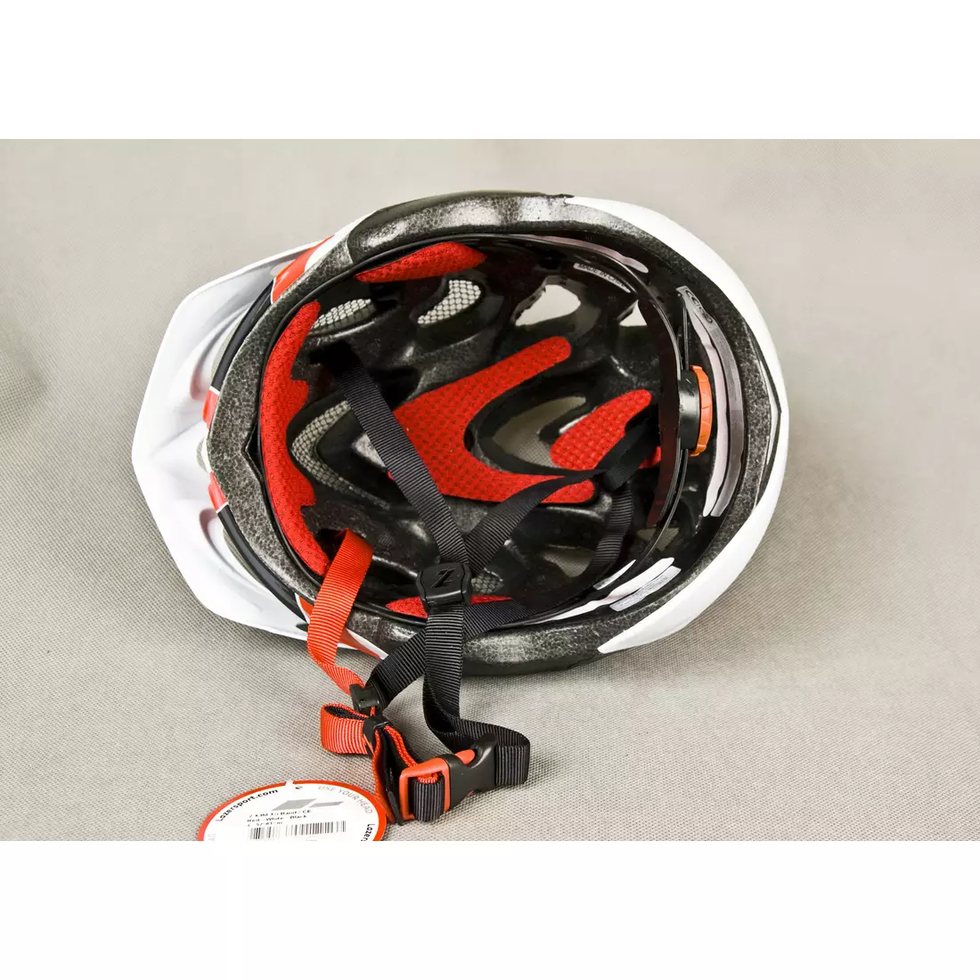 LAZER - 2X3M MTB bicycle helmet, color: red white black