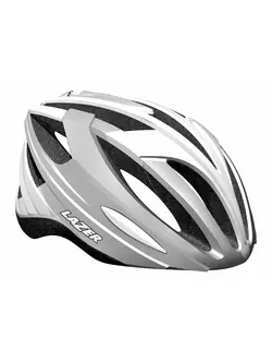 LAZER NEON bicycle helmet silver and white