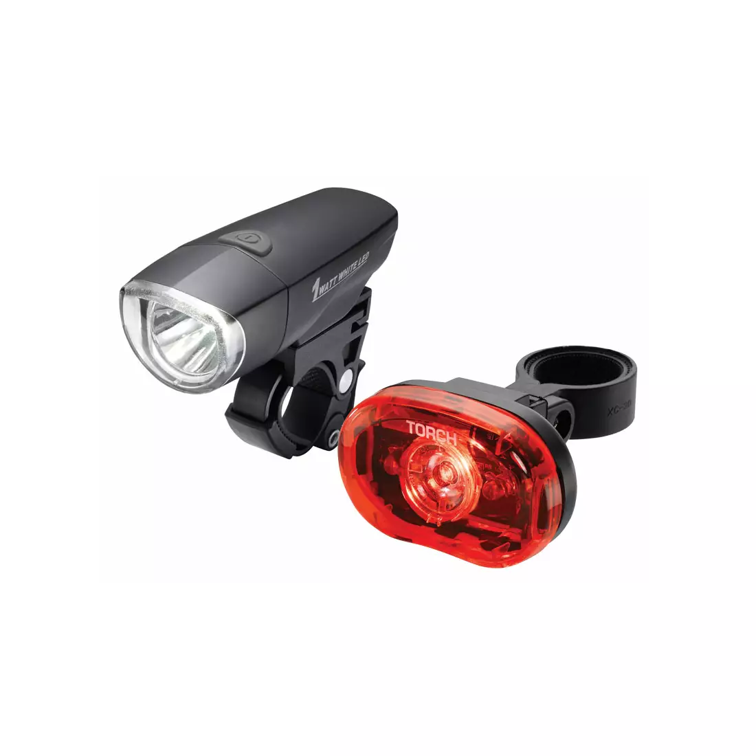 Lamp set TORCH CYCLE LIGHT SET HIGH BEAMER COMPACT 1W + TAIL BRIGHT 0.5W TOR-54038