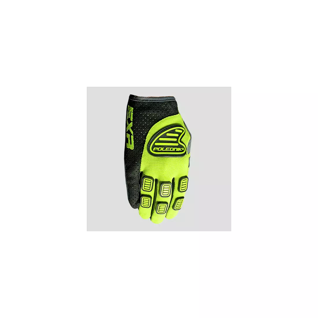 POLEDNIK EXR cycling gloves, color: fluorine