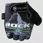 POLEDNIK ROCK cycling gloves, color: black