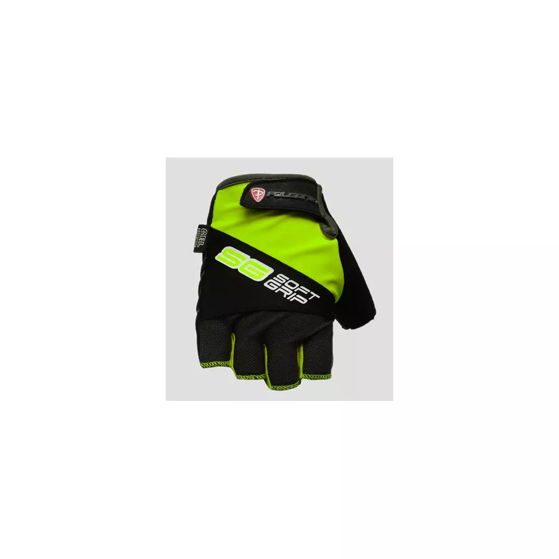 POLEDNIK SOFTGRIP NEW14 cycling gloves, color: Fluor