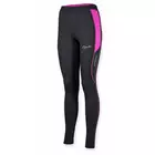 ROGELLI ADELA insulated women's running pants 840.750, black and pink