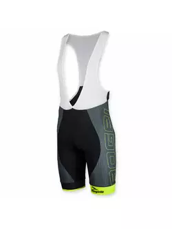 ROGELLI BIKE 002.4387 ANDRANO men's cycling shorts, color: black and fluorine