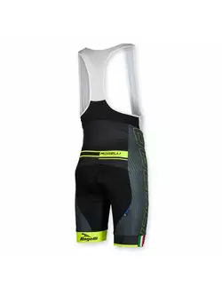 ROGELLI BIKE 002.4387 ANDRANO men's cycling shorts, color: black and fluorine