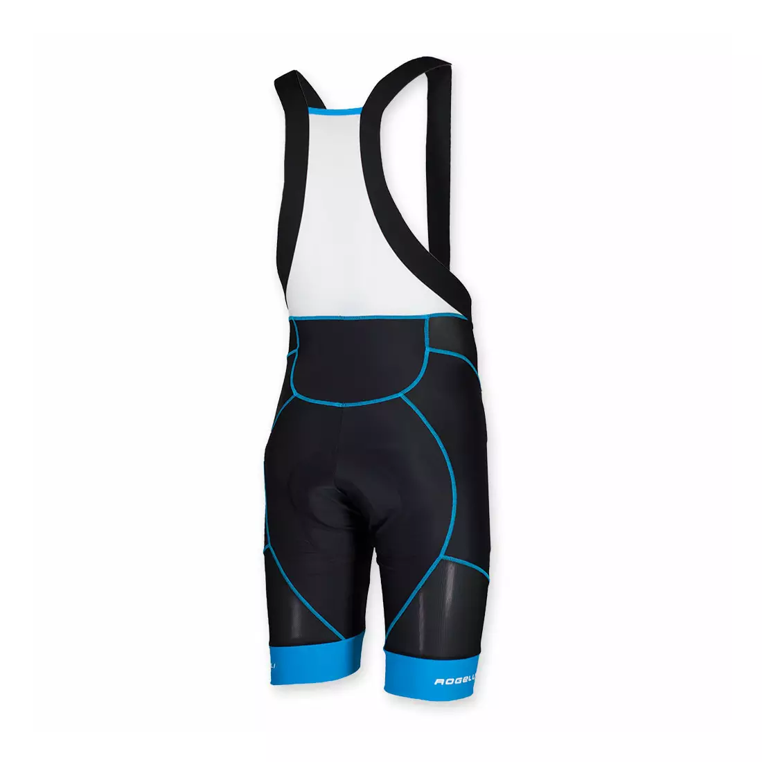 ROGELLI BIKE 002.449 PORRENA men's cycling shorts, suspender, color: black and blue