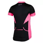 ROGELLI BIKE 010-025 CAPRICE - women's cycling jersey, black and pink