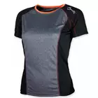 ROGELLI MAURIZIA - women's T-shirt K/R 840.260, black and pink (coral)