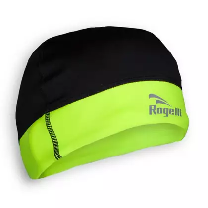 ROGELLI Padded running hat RUN LESTER, black-fluo