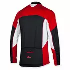 ROGELLI RECCO lightly insulated cycling sweatshirt, black and red