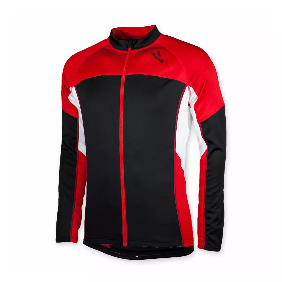 ROGELLI RECCO lightly insulated cycling sweatshirt, black and red