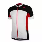 ROGELLI RECCO men's cycling jersey, white and red
