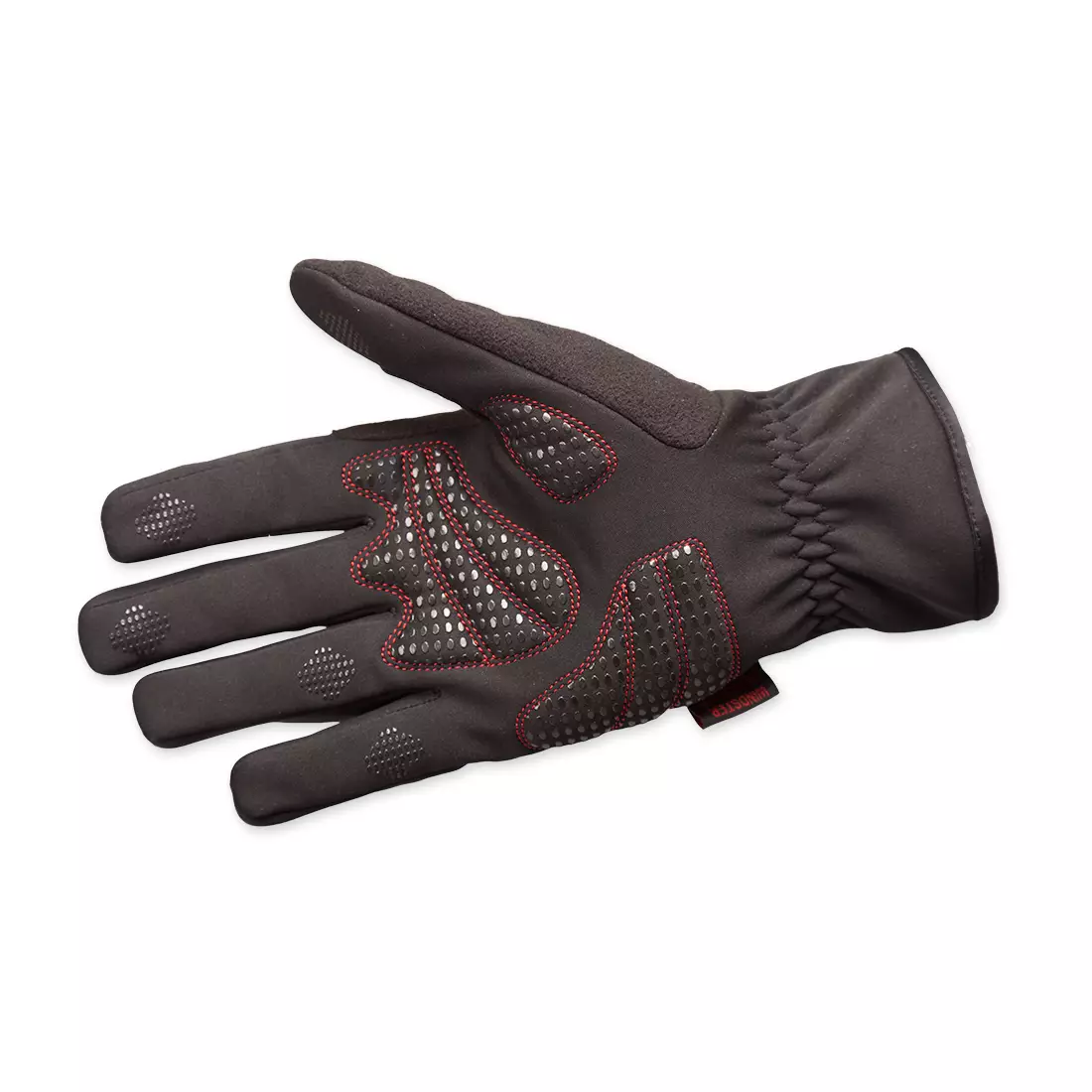 ROGELLI WHITBY winter cycling gloves black-red