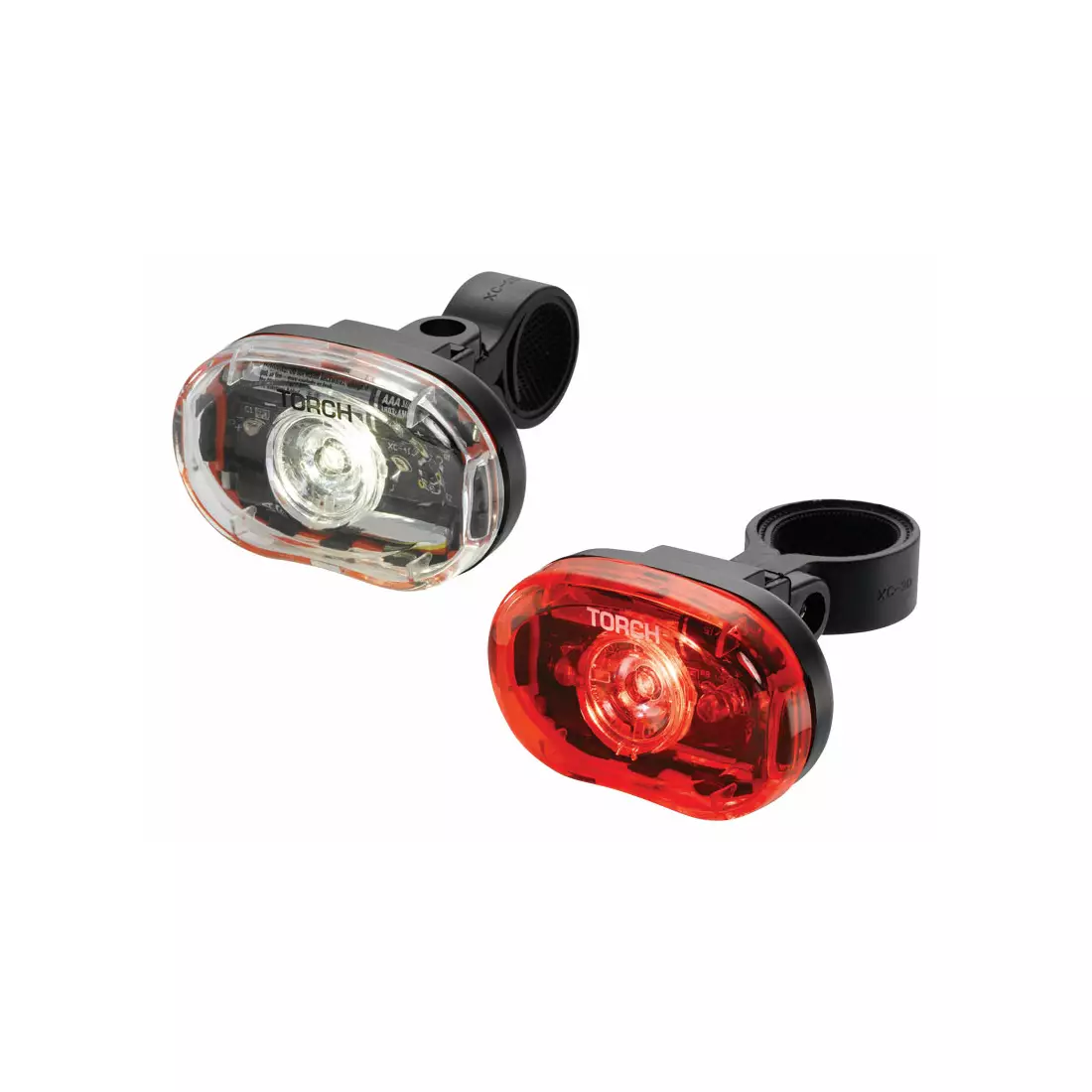 TORCH CYCLE LIGHT SET WHITE BRIGHT 0.5W + TAIL BRIGHT 0.5W TOR-54033