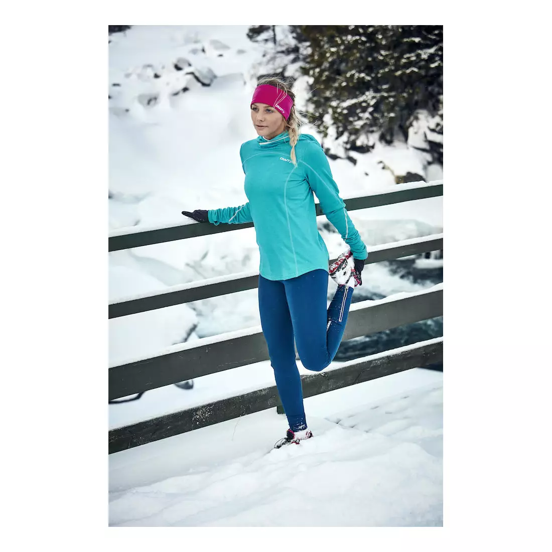 CRAFT DELIGHT women's winter warm running pants 1903612-9999