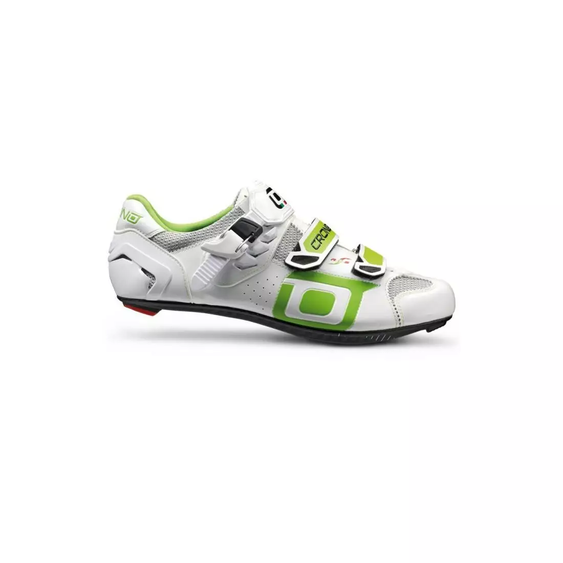 CRONO CLONE NYLON - road cycling shoes - color: white/green