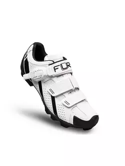 FLR F-65 MTB bicycle shoes, white
