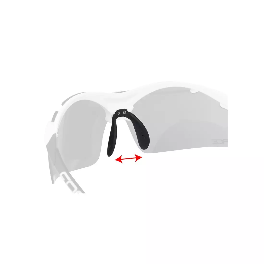 FORCE DUKE glasses with interchangeable lenses, white and black 91021