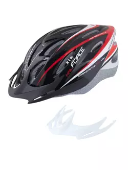 FORCE HAL Bicycle helmet red  