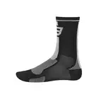 FORCE LONG black sports socks