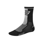 FORCE LONG black sports socks