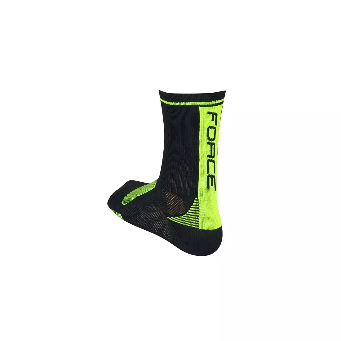 FORCE LONG sports socks black-fluor