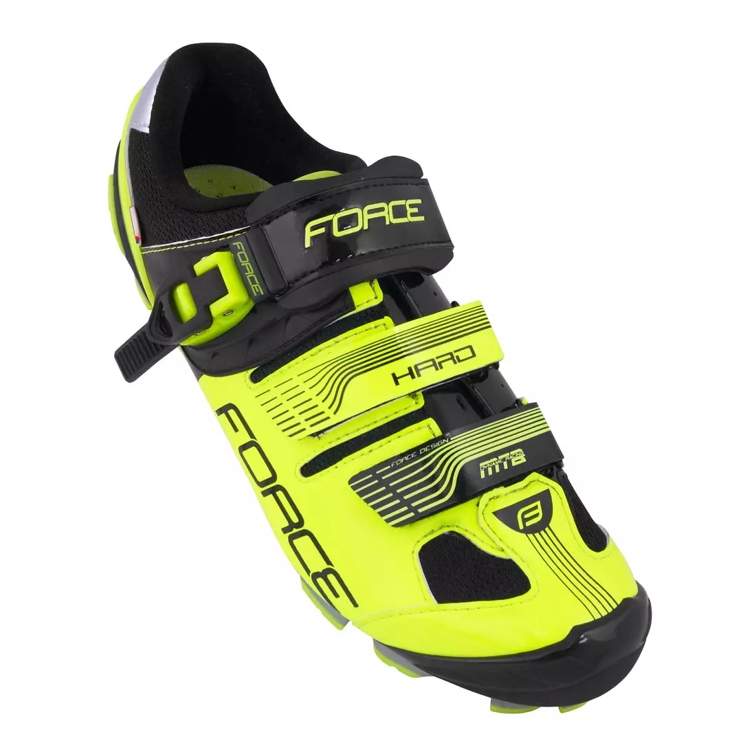 FORCE MTB HARD cycling shoes 94062 black - fluorine