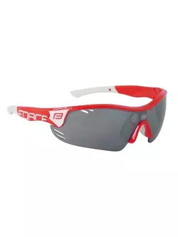 FORCE RACE PRO bicycle/sport glasses red 