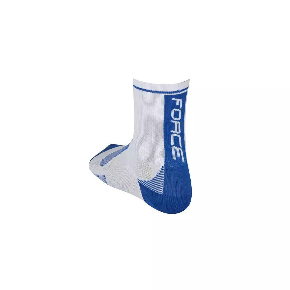 FORCE Sports socks LONG, white and blue