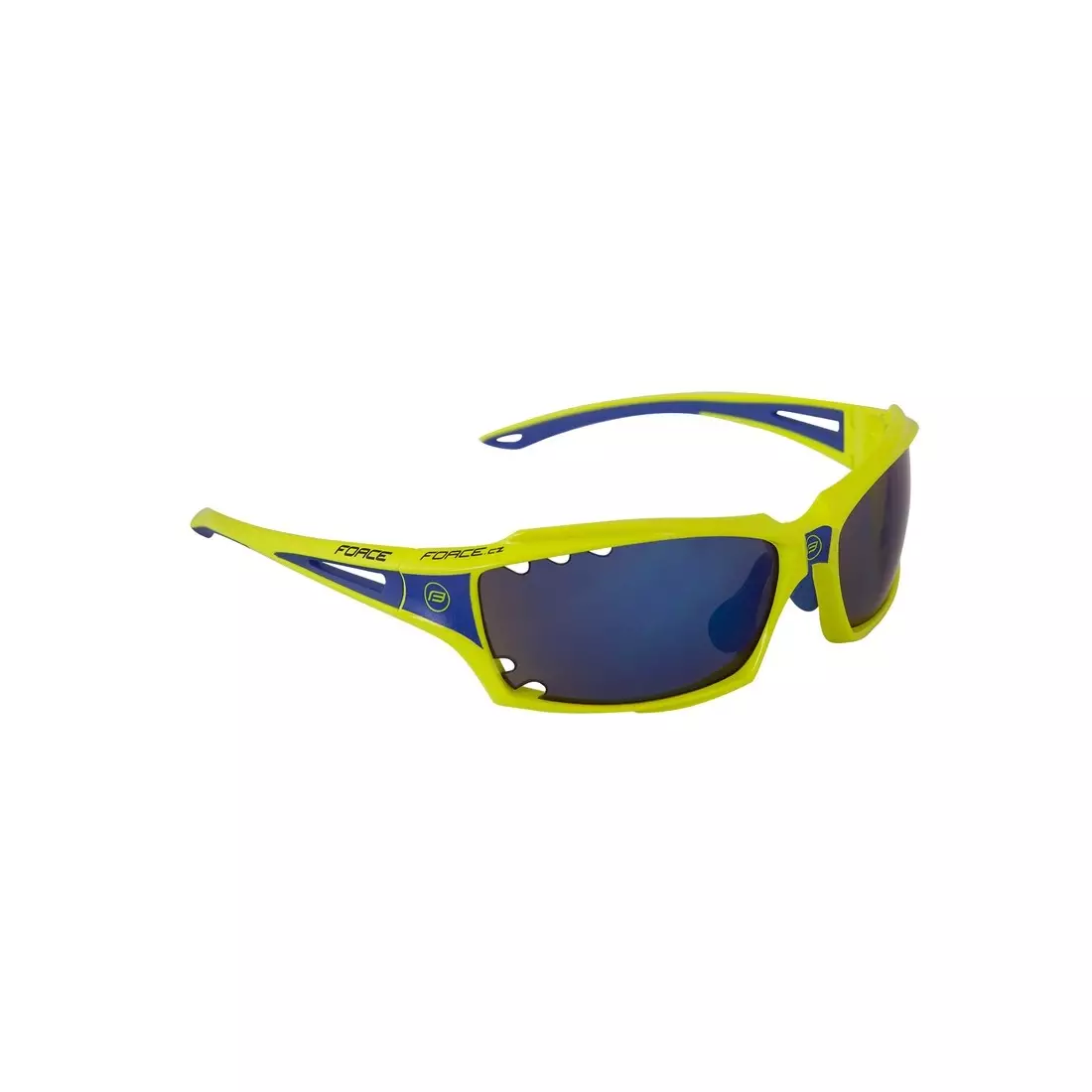 FORCE VISION Cycling/sports glasses fluo 90973 replaceable lenses