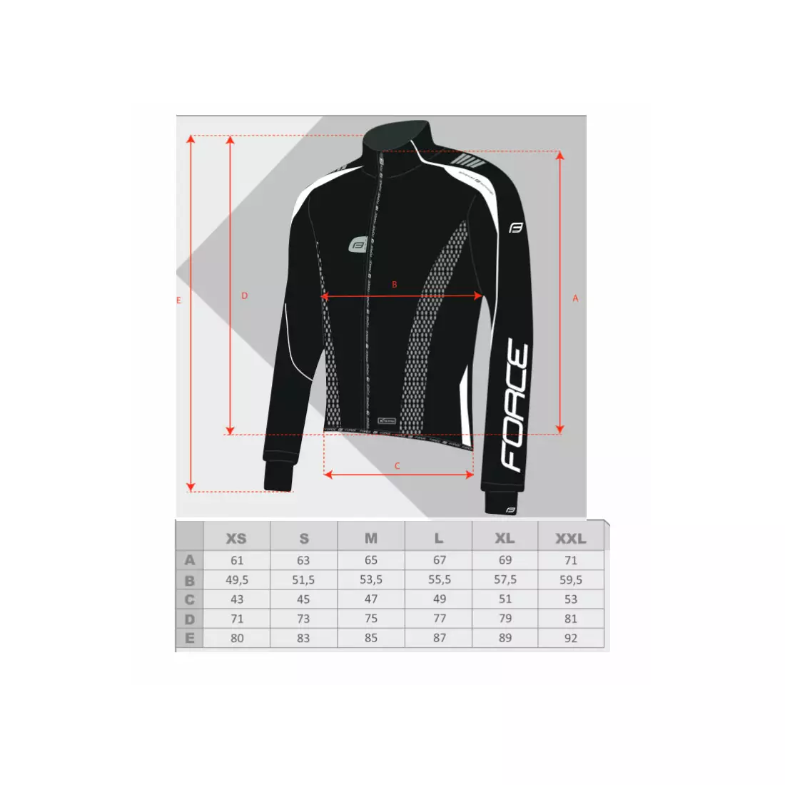 FORCE X72 PRO men's softshell bike jacket black-fluorine 90003