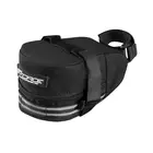 FORCE bag for the saddle with Velcro fastener MINI, black 896105