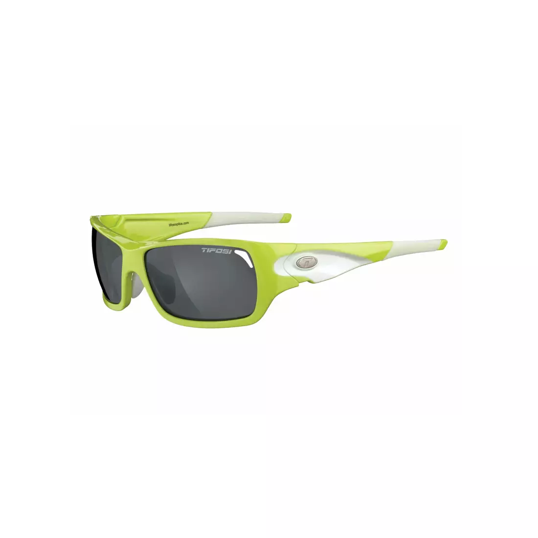 Glasses with interchangeable lenses TIFOSI DURO neon green (Smoke. AC Red. Clear) TFI-1030105601