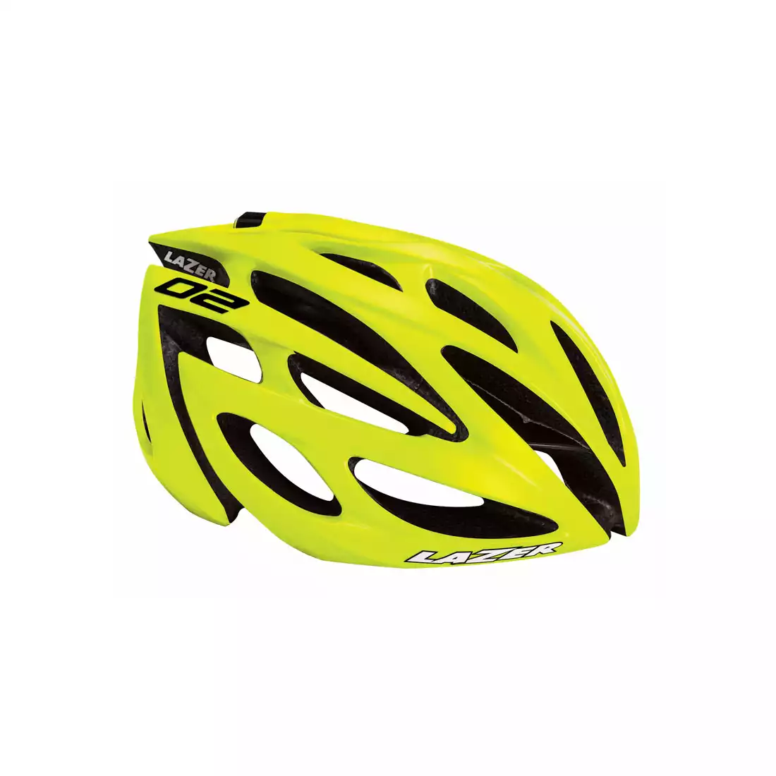 LAZER O2 bicycle helmet, yellow