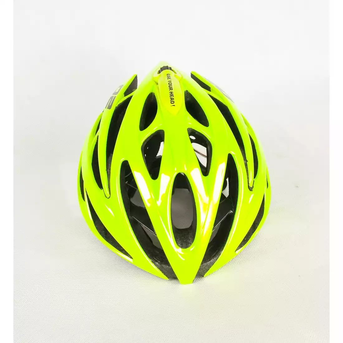LAZER O2 bicycle helmet, yellow