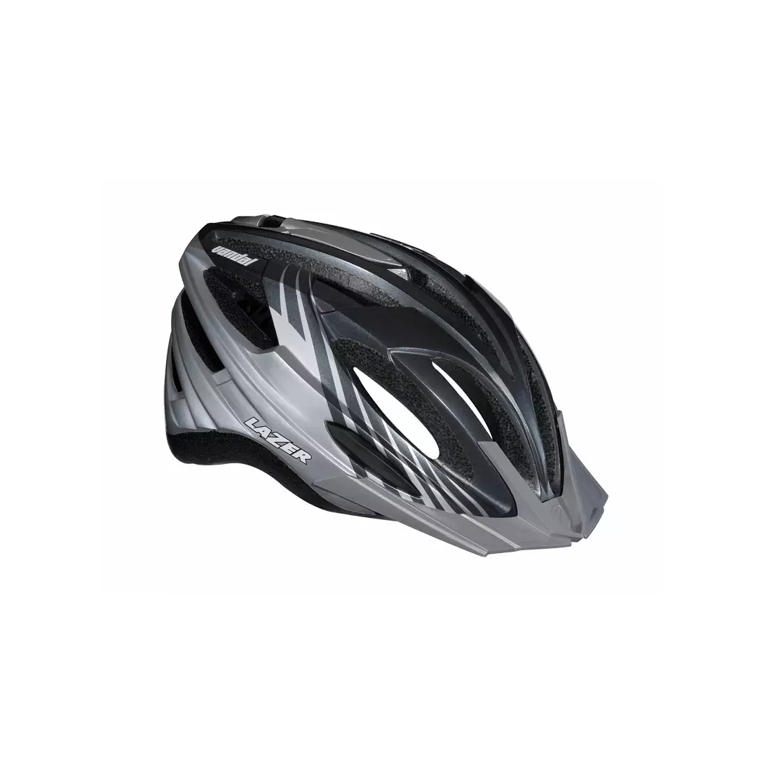 LAZER VANDAL MTB bicycle helmet, gray and silver